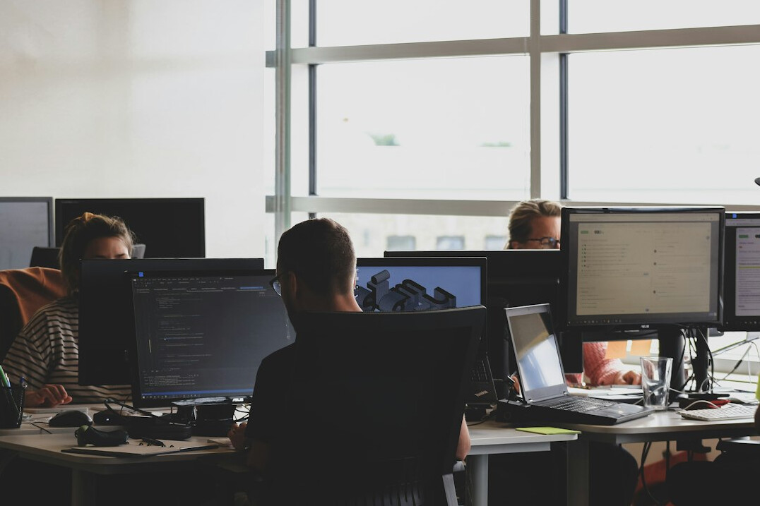 developer building web project